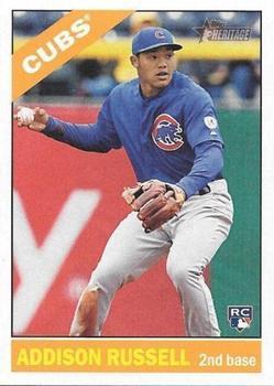 #718b Addison Russell - Chicago Cubs - 2015 Topps Heritage Baseball