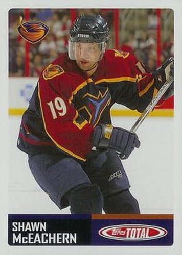 #71 Shawn McEachern - Atlanta Thrashers - 2002-03 Topps Total Hockey
