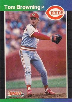 #71 Tom Browning - Cincinnati Reds - 1989 Donruss Baseball