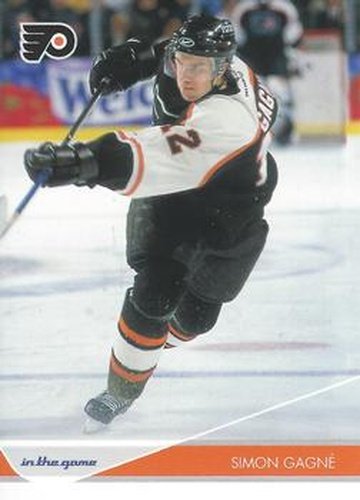 #71 Simon Gagne - Philadelphia Flyers - 2003-04 In The Game Toronto Star Hockey
