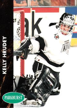 #71 Kelly Hrudey - Los Angeles Kings - 1991-92 Parkhurst Hockey
