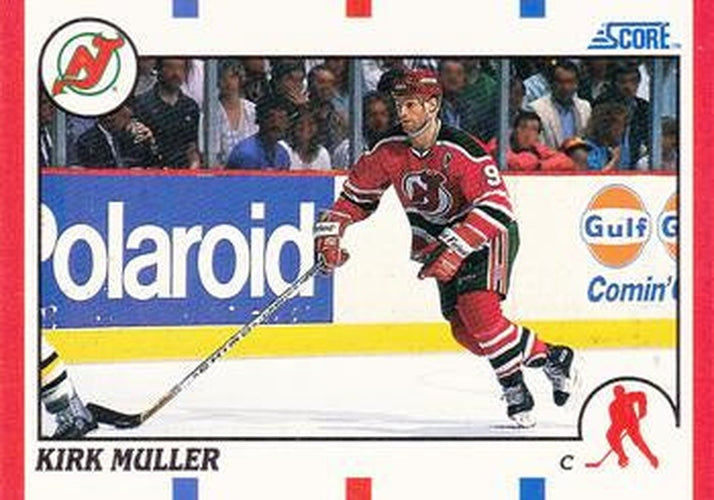 #71 Kirk Muller - New Jersey Devils - 1990-91 Score Hottest and Rising Stars Hockey