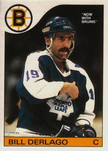 #71 Bill Derlago - Boston Bruins - 1985-86 O-Pee-Chee Hockey