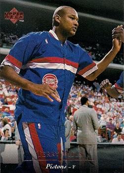 #71 Terry Mills - Detroit Pistons - 1995-96 Upper Deck Basketball
