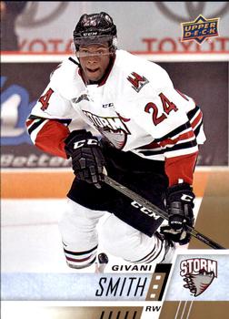 #71 Givani Smith - Guelph Storm - 2017-18 Upper Deck CHL Hockey