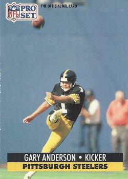 #271 Gary Anderson - Pittsburgh Steelers - 1991 Pro Set Football