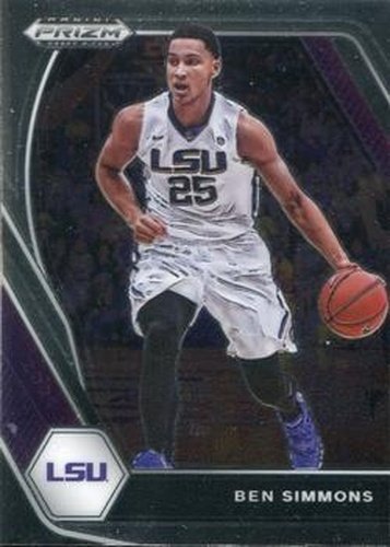 #71 Ben Simmons - LSU Tigers - 2021 Panini Prizm Collegiate Draft Picks Basketball