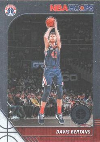 #71 Davis Bertans - Washington Wizards - 2019-20 Hoops Premium Stock Basketball