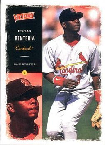#71 Edgar Renteria - St. Louis Cardinals - 2000 Upper Deck Victory Baseball