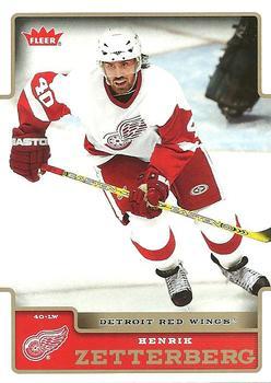 #71 Henrik Zetterberg - Detroit Red Wings - 2006-07 Fleer Hockey