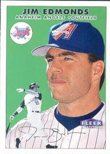 #71 Jim Edmonds - Anaheim Angels - 2000 Fleer Tradition Baseball