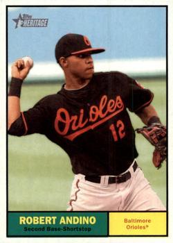 #71 Robert Andino - Baltimore Orioles - 2010 Topps Heritage Baseball