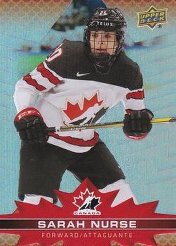 #71 Sarah Nurse - Canada - 2021-22 Upper Deck Tim Hortons Team Canada Hockey