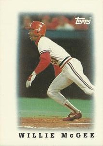 Willie McGee - St. Louis Cardinals (MLB Baseball Card) 1988