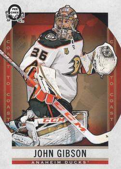 #71 John Gibson - Anaheim Ducks - 2018-19 O-Pee-Chee Coast to Coast Hockey