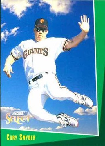 #71 Cory Snyder - San Francisco Giants - 1993 Select Baseball