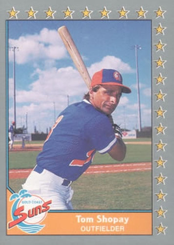 #71 Tom Shopay - Gold Coast Suns - 1990 Pacific Senior League Baseball