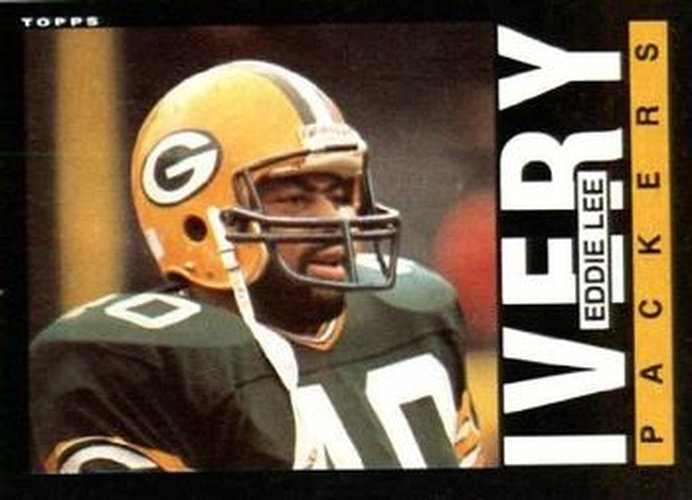 #71 Eddie Lee Ivery - Green Bay Packers - 1985 Topps Football