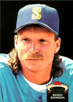 #720 Randy Johnson - Seattle Mariners - 1992 Stadium Club Baseball