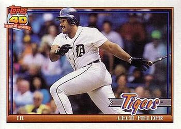 #720 Cecil Fielder - Detroit Tigers - 1991 O-Pee-Chee Baseball