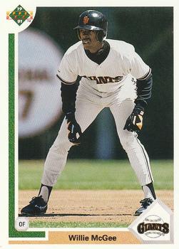 #721 Willie McGee - San Francisco Giants - 1991 Upper Deck Baseball