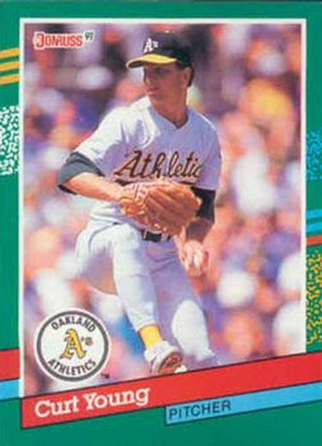 #723 Curt Young - Oakland Athletics - 1991 Donruss Baseball