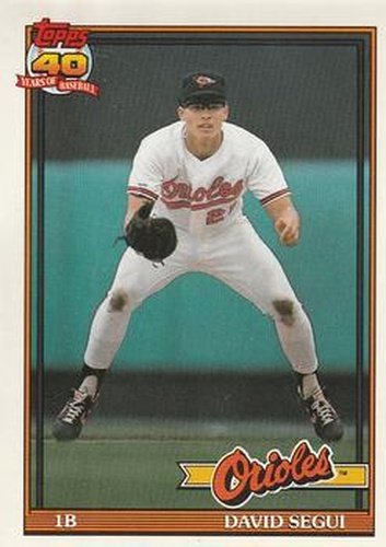 #724 David Segui - Baltimore Orioles - 1991 O-Pee-Chee Baseball