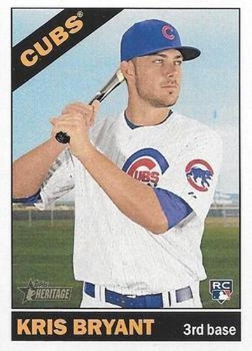 #725c Kris Bryant - Chicago Cubs - 2015 Topps Heritage Baseball