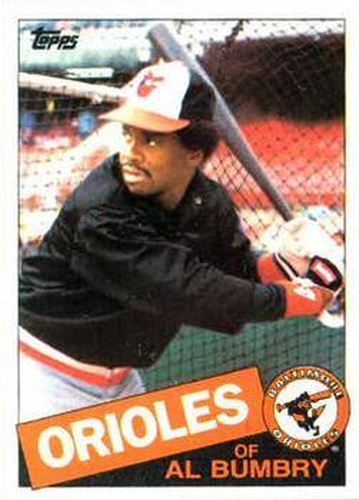 #726 Al Bumbry - Baltimore Orioles - 1985 Topps Baseball