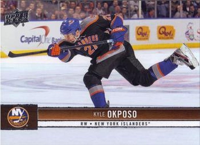 #112 Kyle Okposo - New York Islanders - 2012-13 Upper Deck Hockey