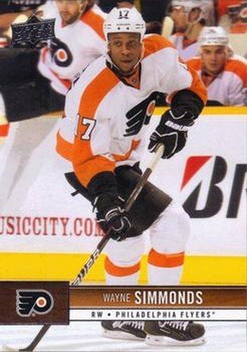 #133 Wayne Simmonds - Philadelphia Flyers - 2012-13 Upper Deck Hockey
