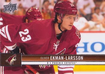 #139 Oliver Ekman-Larsson - Phoenix Coyotes - 2012-13 Upper Deck Hockey