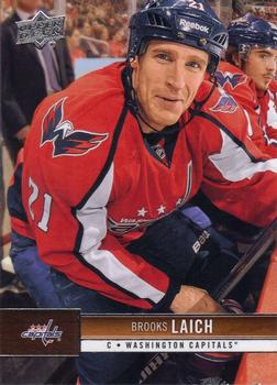 #190 Brooks Laich - Washington Capitals - 2012-13 Upper Deck Hockey