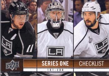 #200 Anze Kopitar / Jonathan Quick / Drew Doughty - Los Angeles Kings - 2012-13 Upper Deck Hockey