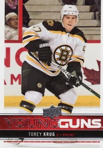 #205 Torey Krug - Boston Bruins - 2012-13 Upper Deck Hockey