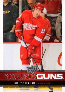 #222 Riley Sheahan - Detroit Red Wings - 2012-13 Upper Deck Hockey