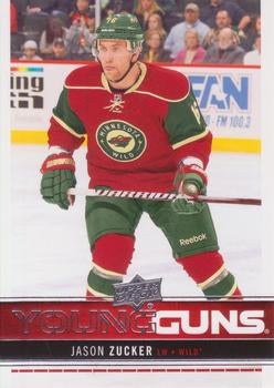 #227 Jason Zucker - Minnesota Wild - 2012-13 Upper Deck Hockey