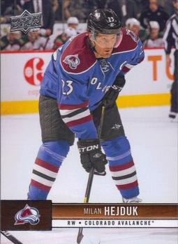 #42 Milan Hejduk - Colorado Avalanche - 2012-13 Upper Deck Hockey