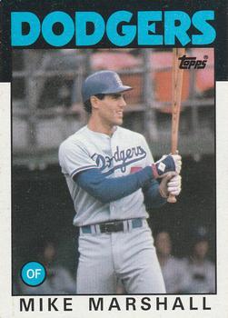 #728 Mike Marshall - Los Angeles Dodgers - 1986 Topps Baseball