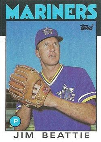 #729 Jim Beattie - Seattle Mariners - 1986 Topps Baseball
