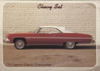 #72 75 Caprice Classic Convertible - 1992 Collect-A-Card Chevy