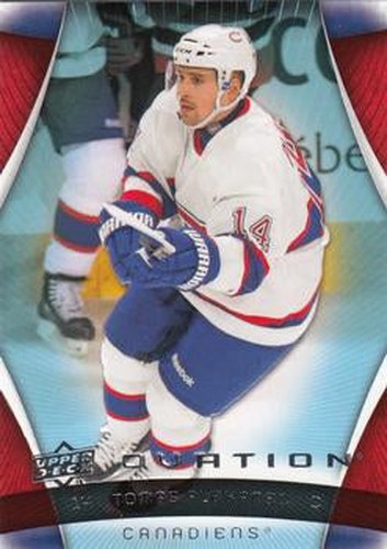 #72 Tomas Plekanec - Montreal Canadiens - 2009-10 Upper Deck Ovation Hockey