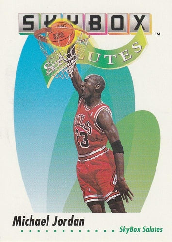 #572 Michael Jordan - Chicago Bulls - 1991-92 SkyBox Basketball