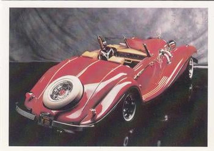 #72 Mercedes Benz 1936 Convertible - 1991 Panini Dream Cars