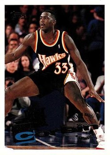 #72 Tyrone Corbin - Atlanta Hawks - 1995-96 Topps Basketball