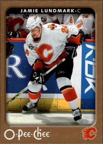 #72 Jamie Lundmark - Calgary Flames - 2006-07 O-Pee-Chee Hockey