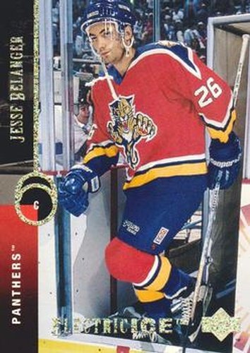 #72 Jesse Belanger - Florida Panthers - 1994-95 Upper Deck Hockey - Electric Ice