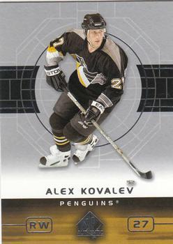 #72 Alex Kovalev - Pittsburgh Penguins - 2002-03 SP Authentic Hockey