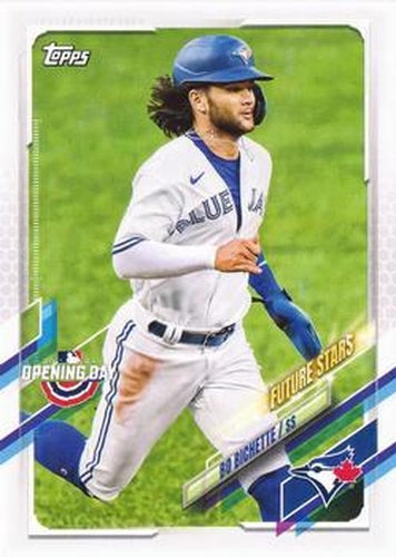 #72 Bo Bichette - Toronto Blue Jays - 2021 Topps Opening Day Baseball