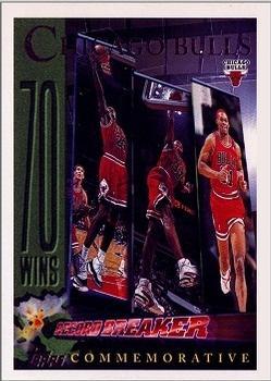 #72 Chicago Bulls 72 Wins - Chicago Bulls - 1996-97 Topps Basketball